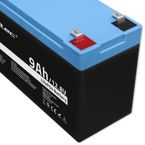 Akumulator LiFePO4 Litowo-Żelazowo-Fforanowy | 12.8V | 9Ah | 115.2Wh | BMS Akumulator LiFePO4 Litowo-Żelazowo-Fforanowy | 12.8V | 9Ah | 115.2Wh | BMS