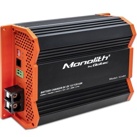 Ładowarka Monolith DC-DC do akumulatorów LiFePO4 AGM 12V-12V | 60A | 720W Ładowarka Monolith DC-DC do akumulatorów LiFePO4 AGM 12V-12V | 60A | 720W