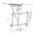 Uchwyt do TV elektryczny sufitowy 32-70 cali max 35kg MC-880T
