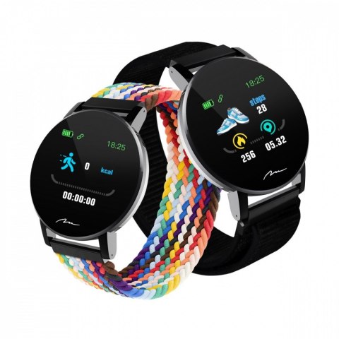 Smartband THAITI 2 nylonowe paski MT871 monitoring ciśnienia krwi, pulsu, natlenienia, aktywności sportowej i innych parametrów Smartband THAITI 2 nylonowe paski MT871 monitoring ciśnienia krwi, pulsu, natlenienia, aktywności sportowej i innych parametrów