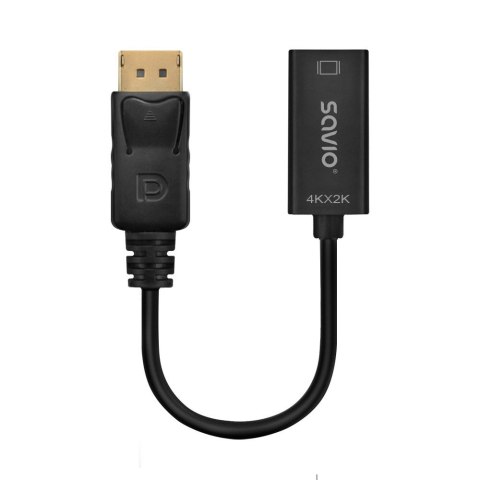 Adapter DisplayPort (M) v1.2 - HDMI (F) v1.4, 4K, AK-62 Adapter DisplayPort (M) v1.2 - HDMI (F) v1.4, 4K, AK-62