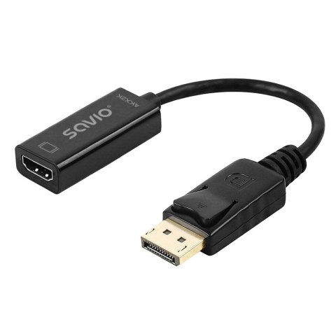 Adapter DisplayPort (M) v1.2 - HDMI (F) v1.4, 4K, AK-62 Adapter DisplayPort (M) v1.2 - HDMI (F) v1.4, 4K, AK-62