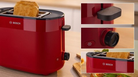 Toster MyMoment TAT2M124 czerwony Toster MyMoment TAT2M124 czerwony