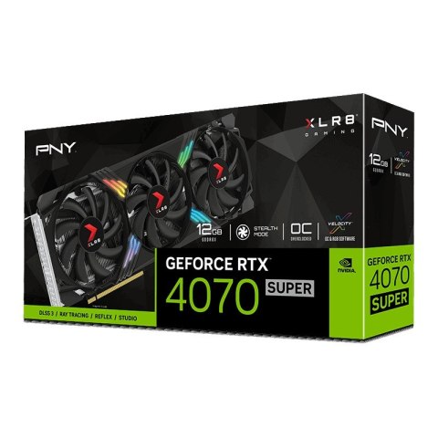 Karta graficzna GeForce RTX 4070 SUPER 12GB XLR8 GAMING VERTO Karta graficzna GeForce RTX 4070 SUPER 12GB XLR8 GAMING VERTO