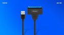 Adapter USB-A 3.1 Gen 1 (M) - SATA (F) do dysków SATA 2.5 cala , AK-68