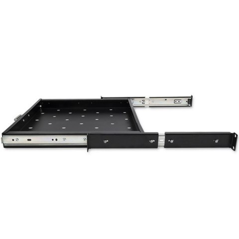 Półka z uchwytem do szafy RACK | 600x600 | wysuwana Półka z uchwytem do szafy RACK | 600x600 | wysuwana