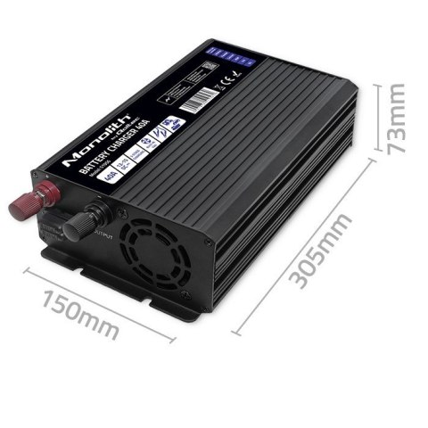Inteligentna ładowarka do akumulatorów LiFePO4 AGM GEL SLA | 40A | 12V Inteligentna ładowarka do akumulatorów LiFePO4 AGM GEL SLA | 40A | 12V