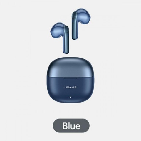 Słuchawki Bluetooth TWS 5.1 XH Series Dual microfon niebieskie Słuchawki Bluetooth TWS 5.1 XH Series Dual microfon niebieskie