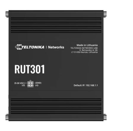 Router RUT301 4xLAN, 1xWAN, USB 2.0, 2xDI, 2xDO Router RUT301 4xLAN, 1xWAN, USB 2.0, 2xDI, 2xDO
