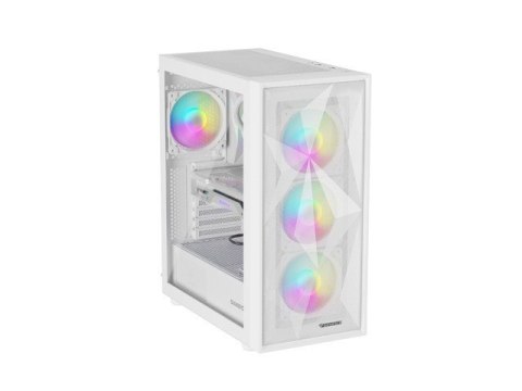 Obudowa Genesis Diaxid 605 ARGB MIDI TOWER USB-C Biała Obudowa Genesis Diaxid 605 ARGB MIDI TOWER USB-C Biała
