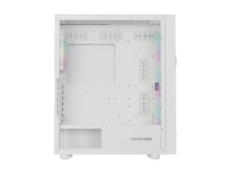 Obudowa Genesis Diaxid 605 ARGB MIDI TOWER USB-C Biała Obudowa Genesis Diaxid 605 ARGB MIDI TOWER USB-C Biała