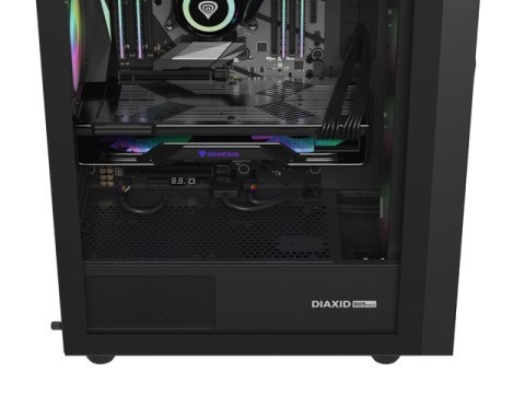 Obudowa Genesis Diaxid 605 ARGB MIDI TOWER USB-C Czarna Obudowa Genesis Diaxid 605 ARGB MIDI TOWER USB-C Czarna