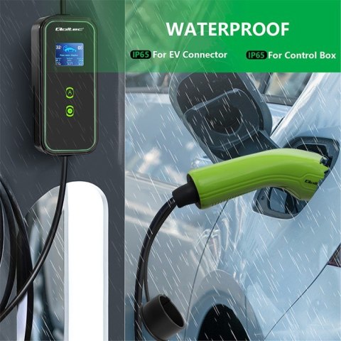 Mobilna ładowarka do samochodu elektrycznego EV z regulacją 2w1 Typ2 | 7kW | 230V | CEE 3 PIN | WiFi | LCD | Przenosna | Wallbo Mobilna ładowarka do samochodu elektrycznego EV z regulacją 2w1 Typ2 | 7kW | 230V | CEE 3 PIN | WiFi | LCD | Przenosna | Wallbo