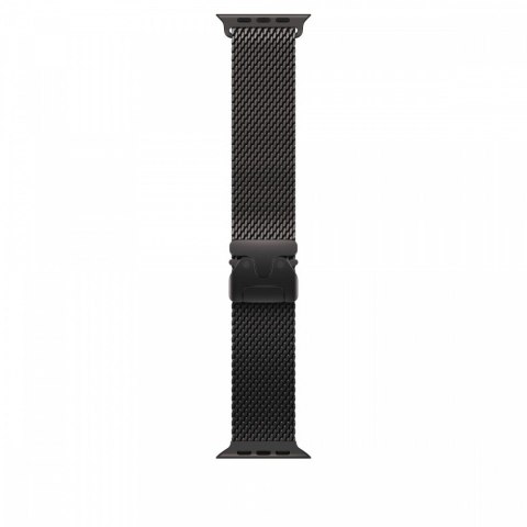 Bransoleta mediolańska z tytanu w kolorze czarnym do koperty 49 mm - rozmiar S Bransoleta mediolańska z tytanu w kolorze czarnym do koperty 49 mm - rozmiar S