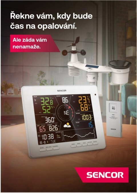 Profesjonalna Stacja meterologiczna wifi SMART z czujnik 7w1 Profesjonalna Stacja meterologiczna wifi SMART z czujnik 7w1