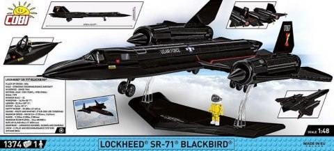 Klocki Samolot Lockheed SR-71 1374 elementów Klocki Samolot Lockheed SR-71 1374 elementów