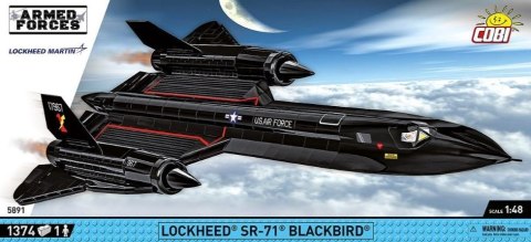 Klocki Samolot Lockheed SR-71 1374 elementów Klocki Samolot Lockheed SR-71 1374 elementów