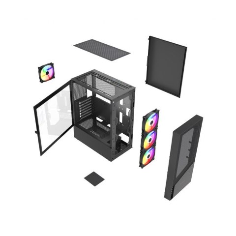 Obudowa Midi Tower Fornax 4300 ATX czarna Obudowa Midi Tower Fornax 4300 ATX czarna