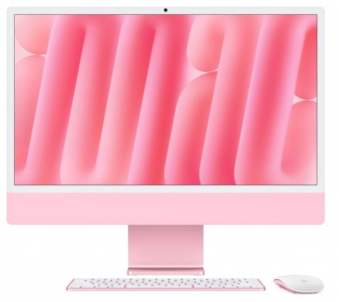 IMac 24 cale: M4 10/10, 16GB, 512GB SSD - Różowy IMac 24 cale: M4 10/10, 16GB, 512GB SSD - Różowy