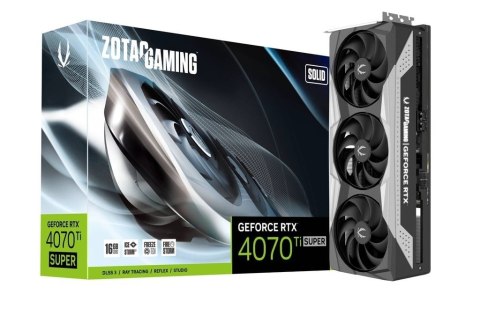 Karta graficzna GeFroce RTX 4070 Ti SUPER SOLID 16GB GDDR6X 256bit Karta graficzna GeFroce RTX 4070 Ti SUPER SOLID 16GB GDDR6X 256bit