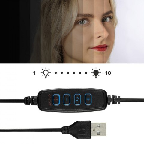 Lampa pierścieniowa z mini statywem smart Lampa pierścieniowa z mini statywem smart
