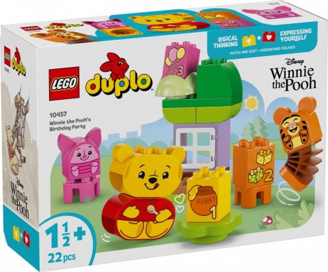 Klocki DUPLO 10457 Przyjęcie urodzinowe Kubusia Puchatka Klocki DUPLO 10457 Przyjęcie urodzinowe Kubusia Puchatka