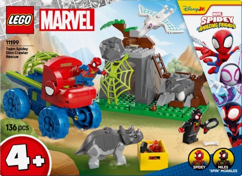 Klocki SPIDEY 11199 Misja ratunkowa zespołu Spidey'ego w dinoterenówce Klocki SPIDEY 11199 Misja ratunkowa zespołu Spidey'ego w dinoterenówce