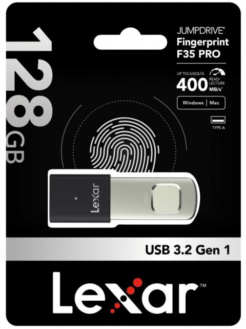 Pendrive F35pro Fingerprint 128G USB 3.2 Gen1 400/300MB/s Pendrive F35pro Fingerprint 128G USB 3.2 Gen1 400/300MB/s
