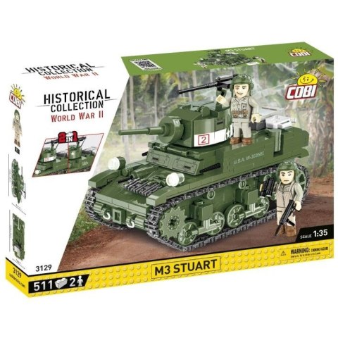 Klocki M3 Stuart 511 klocków Klocki M3 Stuart 511 klocków