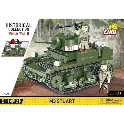 Klocki M3 Stuart 511 klocków Klocki M3 Stuart 511 klocków