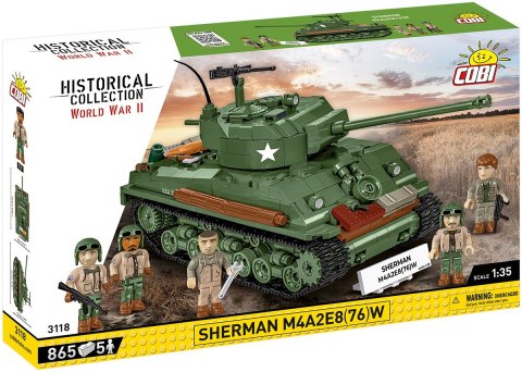 Klocki Sherman M4A2E8 865 klocków Klocki Sherman M4A2E8 865 klocków