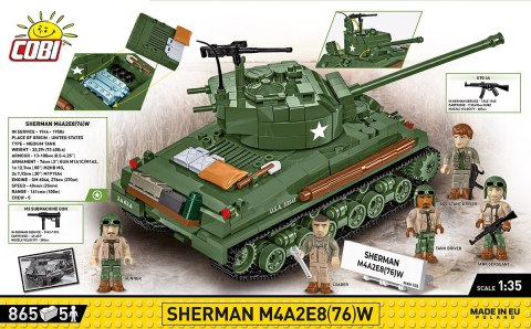 Klocki Sherman M4A2E8 865 klocków Klocki Sherman M4A2E8 865 klocków