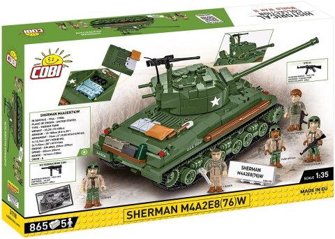 Klocki Sherman M4A2E8 865 klocków Klocki Sherman M4A2E8 865 klocków