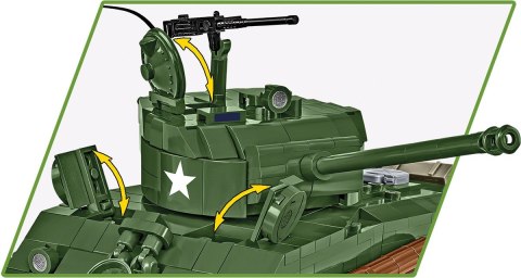 Klocki Sherman M4A2E8 865 klocków Klocki Sherman M4A2E8 865 klocków