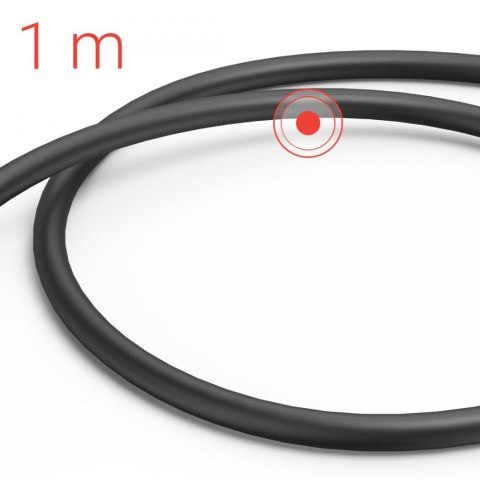 Kabel ładujący data micro UBS 1m Czarny Kabel ładujący data micro UBS 1m Czarny