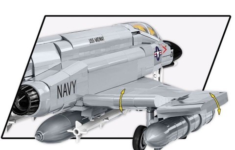 Klocki Armed Force F-4 Phantom II 703 elementów Klocki Armed Force F-4 Phantom II 703 elementów