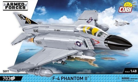 Klocki Armed Force F-4 Phantom II 703 elementów Klocki Armed Force F-4 Phantom II 703 elementów