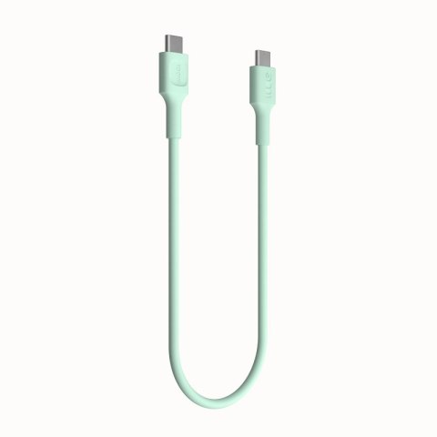 Kabel USB-C-USB-C PowerFlex 100W silikonowy 1.2m zielony Kabel USB-C-USB-C PowerFlex 100W silikonowy 1.2m zielony