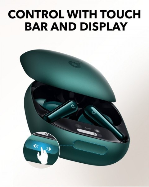 Słuchawki bezprzewodowe Soundcore Liberty 4 PRO Bluetooth zielone Słuchawki bezprzewodowe Soundcore Liberty 4 PRO Bluetooth zielone