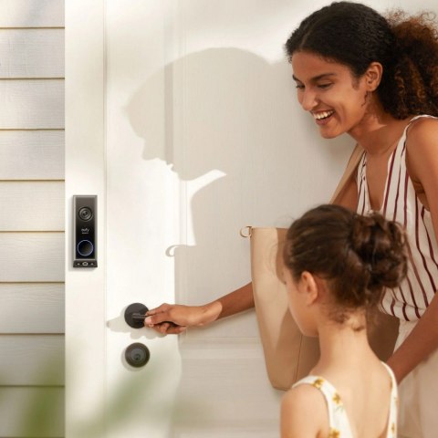 Dzwonek do drzwi video doorbell E340 czarny Dzwonek do drzwi video doorbell E340 czarny
