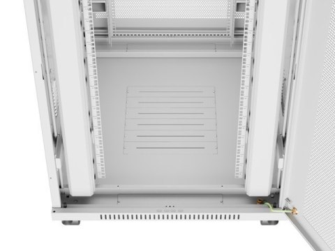 Szafa instalacyjna rack stojąca 19 cali 27U 800x1000 drzwi perforowane LCD szara (Flat pack) Szafa instalacyjna rack stojąca 19 cali 27U 800x1000 drzwi perforowane LCD szara (Flat pack)