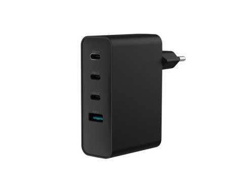Ładowarka sieciowa Ribera GAN 3xUSB-C + 1x USB-A 100W czarna Ładowarka sieciowa Ribera GAN 3xUSB-C + 1x USB-A 100W czarna