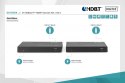 Przedłużacz / Extender HDMI HDBaseT 150m kat.5e/6/74K 60Hz PoC (Power over Cable) IR audio (zestaw)