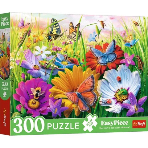 Puzzle 300 elementów EasyPiece Owady na łące; dla seniora Puzzle 300 elementów EasyPiece Owady na łące; dla seniora