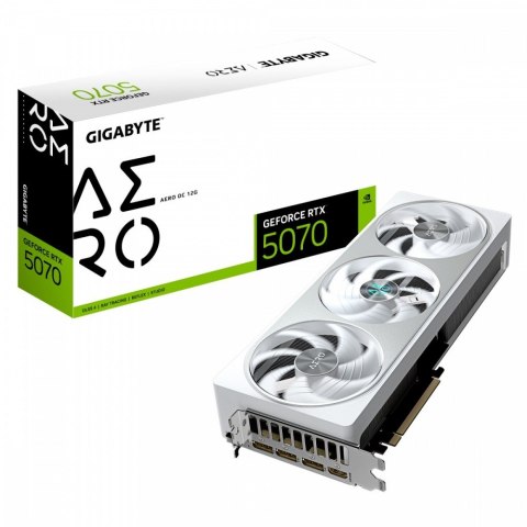 Karta graficzna RTX 5070 AERO OC 12GB GDDR7 192bit HDMI/DP Karta graficzna RTX 5070 AERO OC 12GB GDDR7 192bit HDMI/DP