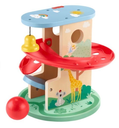 Wood Drewniany domek z kuleczką