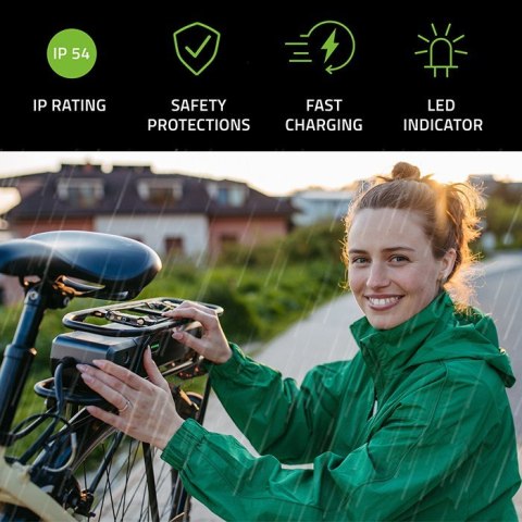 Ładowarka do roweru skutera elektrycznego 36V | 42V | 2A | 5.5*2.5 + wodoodporna + kabel zasilający Ładowarka do roweru skutera elektrycznego 36V | 42V | 2A | 5.5*2.5 + wodoodporna + kabel zasilający