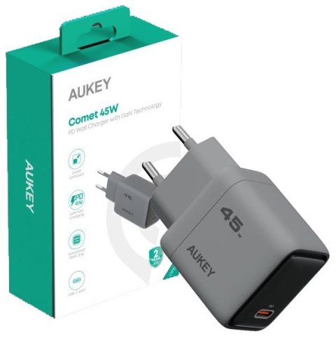 PA-C2 ładowarka sieciowa 1xUSB-C PD 45W 4A QC4+ PD3.0 AFC PPS FCP SCP SSCP PA-C2 ładowarka sieciowa 1xUSB-C PD 45W 4A QC4+ PD3.0 AFC PPS FCP SCP SSCP