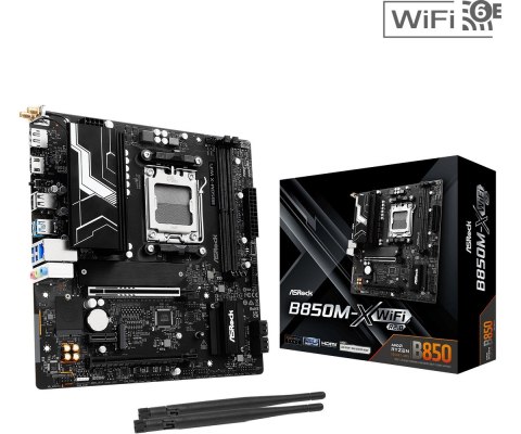 Płyta główna B850M-X WIFI R2.0 AM5 2DDR5 M.2 USBC mATX Płyta główna B850M-X WIFI R2.0 AM5 2DDR5 M.2 USBC mATX