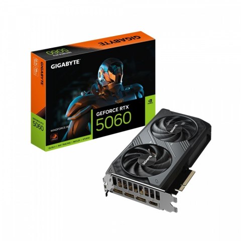 Karta graficzna GeForce RTX 5060 WINDFORCE 8G GDDR7 3DP/HDMI Karta graficzna GeForce RTX 5060 WINDFORCE 8G GDDR7 3DP/HDMI